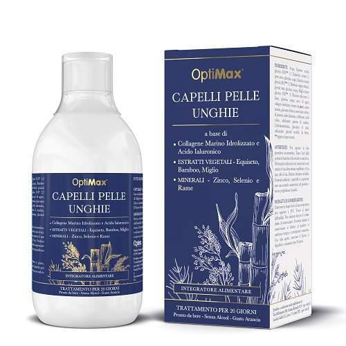 OPTIMAX CAPELLI PELLE UNGHIE 500 ML - Luckyfarma.it