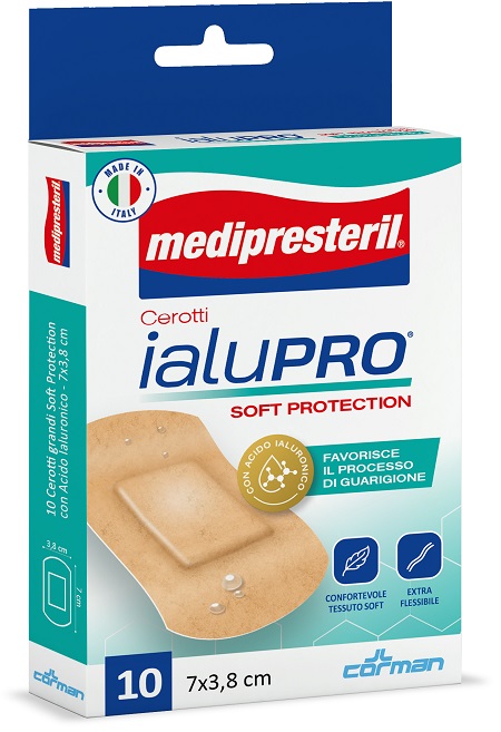 MEDIPRESTERIL CEROTTI IALUPRO SOFT PROTECTION SUPER 7X3,8CM 10 PEZZI - Luckyfarma.it