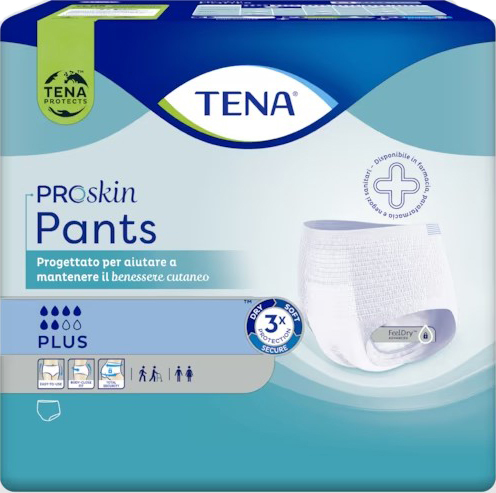 PANNOLONE PER INCONTINENZA TENA PANTS PLUS EXTRALARGE 12 PEZZI - Luckyfarma.it