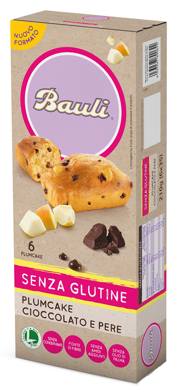 BAULI PLUMCAKE CIOCCOLATO-PERE 6X35 G - Luckyfarma.it