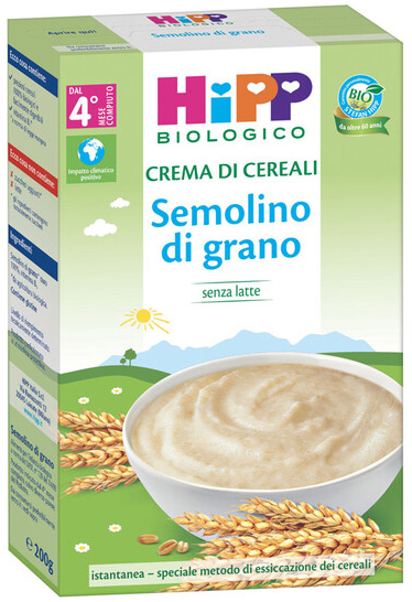 HIPP BIO CREMA CEREALI SEMOLINO DI GRANO 200 G - Luckyfarma.it