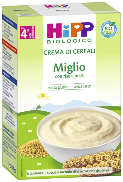 HIPP BIO CREMA CEREALI MIGLIO 200 G - Luckyfarma.it