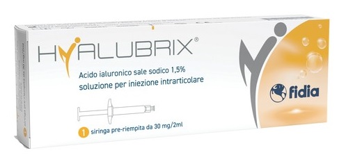 SIRINGA INTRA-ARTICOLARE HYALUBRIX ACIDO IALURONICO 1,5% 30 MG 2 ML NO ETO - Luckyfarma.it