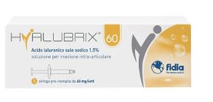 SIRINGA INTRA-ARTICOLARE HYALUBRIX 60 ACIDO IALURONICO 1,5% 60 MG 4 ML NO ETO - Luckyfarma.it