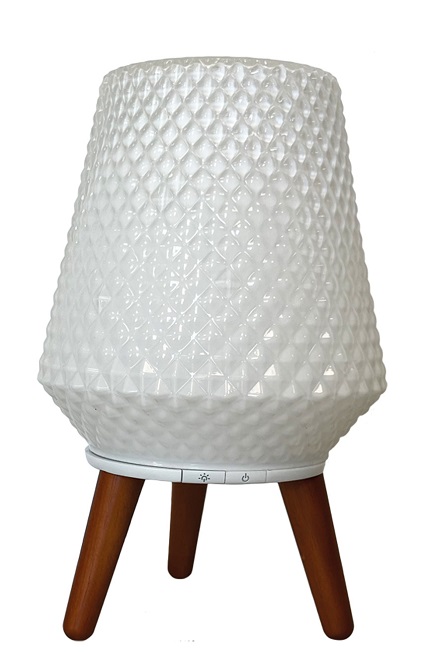 DIFFUSORE ULTRASUONI DORI BIANCO OPALINO 150 ML - Luckyfarma.it