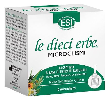 ESI LE DIECI ERBE MICROCLISMI 6 PEZZI - Luckyfarma.it