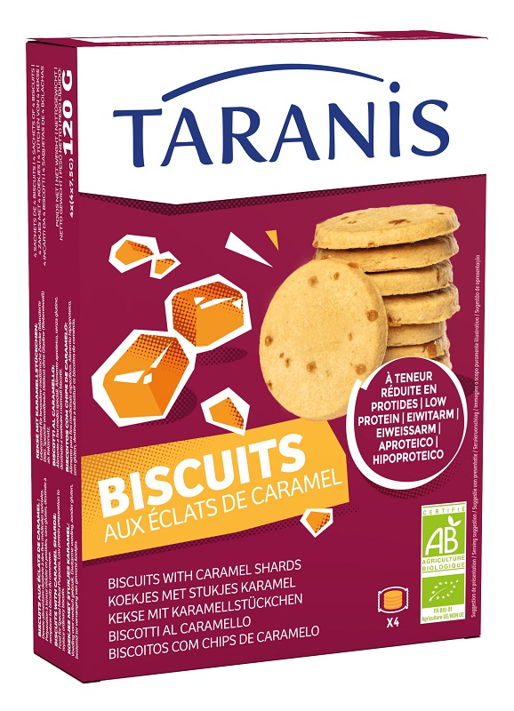 TARANIS BISCOTTI AL CARAMELLO 120 G - Luckyfarma.it