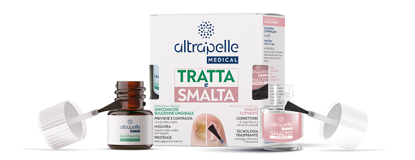 ALTRAPELLE MEDICAL TRATTA E SMALTA SOLUZIONE UNGUEALE 7 ML + SMALTO 5 ML - Luckyfarma.it