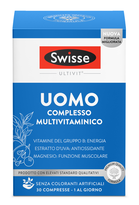 SWISSE MULTIVITAMINICO UOMO 30 COMPRESSE - Luckyfarma.it