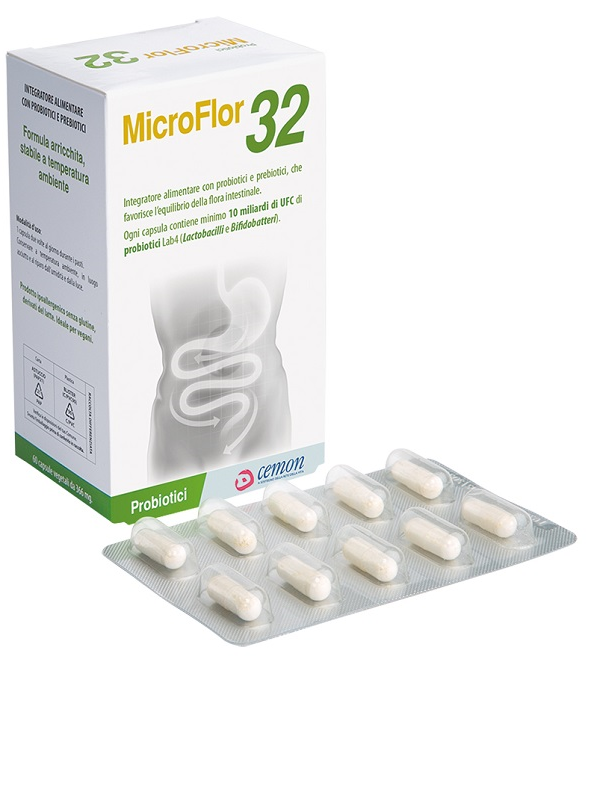 MICROFLOR 32 60 CAPSULE 366 MG NO FRIGO - Luckyfarma.it