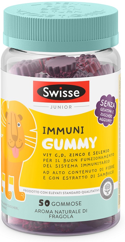 SWISSE JUNIOR IMMUNI GUMMY 50 PASTIGLIE GOMMOSE - Luckyfarma.it