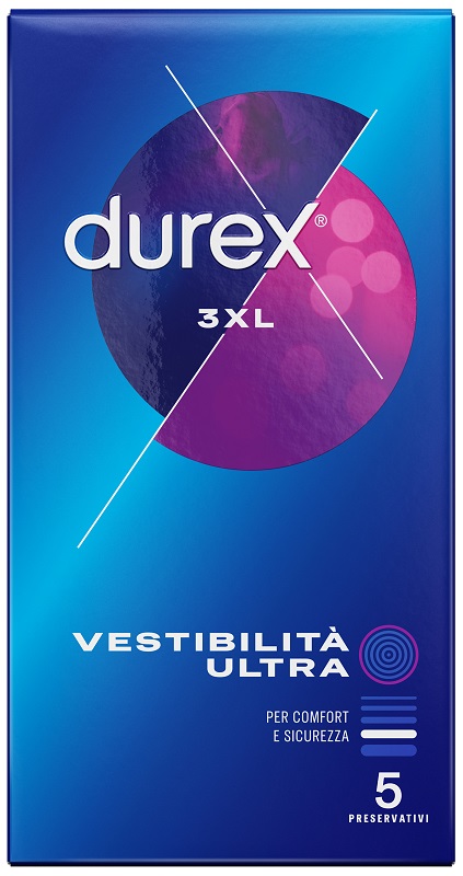 PRESERVATIVO DUREX 3XL VESTIBILITA' ULTRA 5 PEZZI - Luckyfarma.it