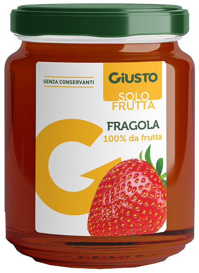 GIUSTO SOLO FRUTTA MARMELLATA FRAGOLE 284 G - Luckyfarma.it