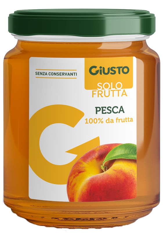 GIUSTO SOLO FRUTTA MARMELLATA PESCA 284 G - Luckyfarma.it