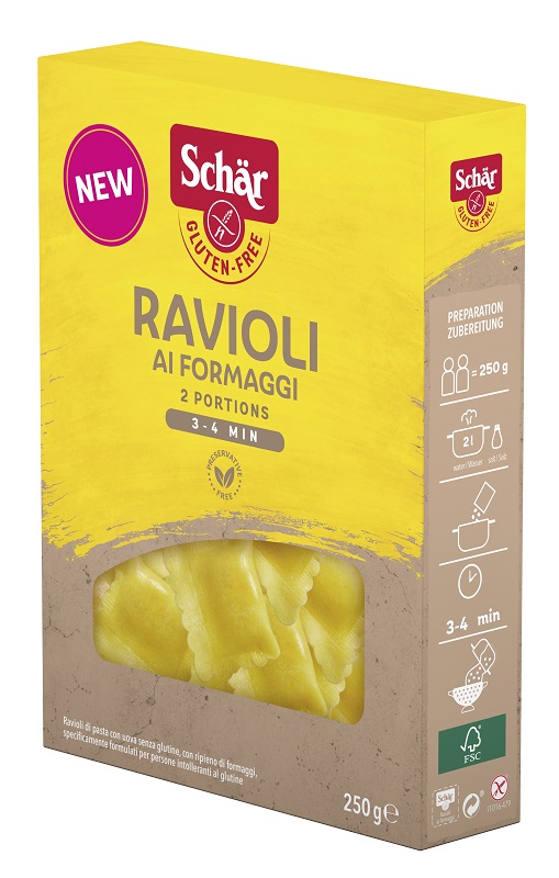 SCHAR RAVIOLI AI FORMAGGI 250 G - Luckyfarma.it