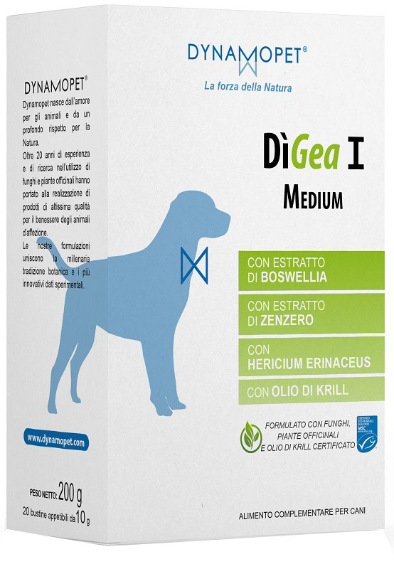 DIGEA I MEDIUM PER CANI 20 BUSTINE DA 10 G - Luckyfarma.it