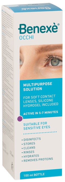 SOLUZIONE UNICA BENEXE' PULIZIA LENTI A CONTATTO 100 ML - Luckyfarma.it