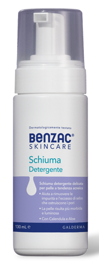 BENZAC SKINCARE SCHIUMA DETERGENTE 130 ML - Luckyfarma.it