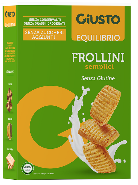 GIUSTO SENZA GLUTINE FROLLINI SEMPLICI 250 G - Luckyfarma.it