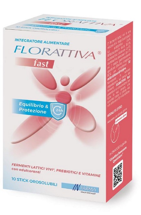 FLORATTIVA FAST 10 STICK OROSOLUBILI - Luckyfarma.it