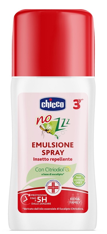 CHICCO ZANZA SPRAY INSETTOREPELLENTE 3Y 100 ML - Luckyfarma.it