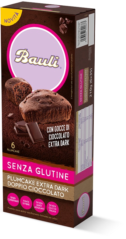 BAULI PLUMCAKE EXTRA DARK DOPPIO CIOCCOLATO 210 G - Luckyfarma.it