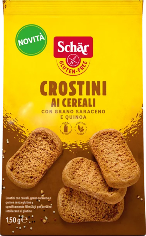 SCHAR CROSTINI AI CEREALI 150 G - Luckyfarma.it