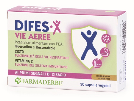 DIFES X VIE AEREE 30 CAPSULE - Luckyfarma.it