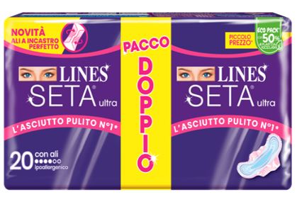 LINES SETA ULTRA ASSORBENTI ALI VP 20 PEZZI - Luckyfarma.it