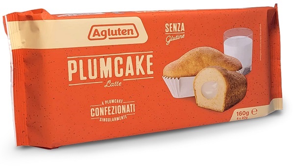 AGLUTEN PLUMCAKE LATTE 4 X 40 G - Luckyfarma.it