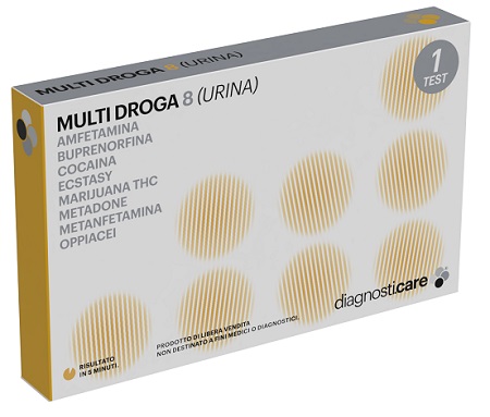 DIAGNOSTICARE DROGA TEST MULTIDROGA 8 URINA 1 PEZZO - Luckyfarma.it