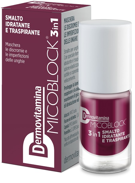 DERMOVITAMINA MICOBLOCK 3IN1 SMALTO IDRATANTE TRASPIRANTE PRUGNA 5 ML - Luckyfarma.it