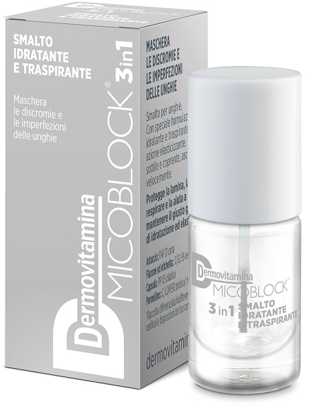 DERMOVITAMINA MICOBLOCK SMALTO BASE&TOP COAT 19 TRASPARENTE 5 ML - Luckyfarma.it