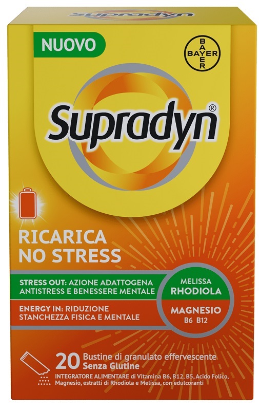SUPRADYN RICARICA NO STRESS 20 BUSTINE - Luckyfarma.it