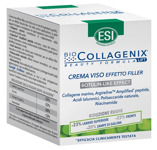 ESI BIOCOLLAGENIX CREMA VISO EFFETTO FILLER 50 ML - Luckyfarma.it