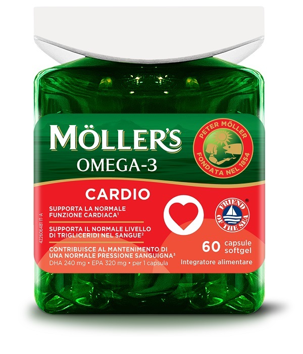 MOLLER'S OMEGA 3 CARDIO 60 CAPSULE - Luckyfarma.it