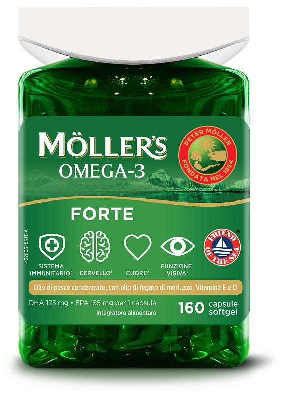 MOLLER'S OMEGA 3 FORTE 160 CAPSULE - Luckyfarma.it